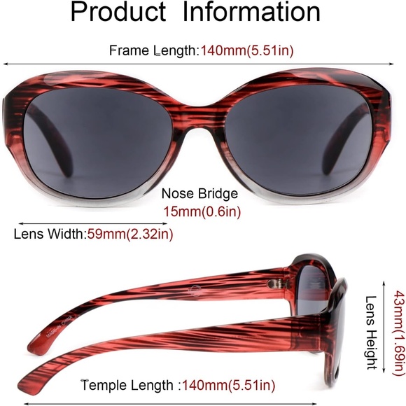 (2) Full Lens Readers + (1) Full Reader Sunglasses +2.0 - Picture 16 of 16